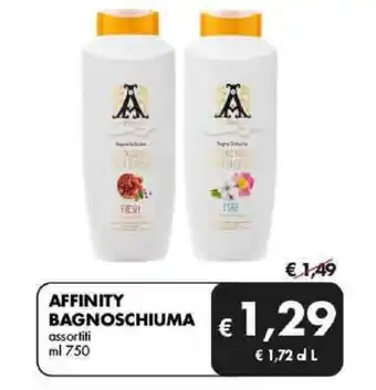 MD Discount AFFINITY BAGNOSCHIUMA assortiti ml 750 offerta