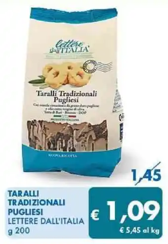 MD Discount TARALLI TRADIZIONALI PUGLIESI LETTERE DALL'ITALIA g 200 offerta
