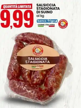 Eurospin SALSICCIA STAGIONATA DI SUINO offerta