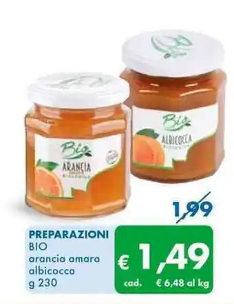 MD Discount PREPARAZIONI BIO arancia amara albicocca g 230 offerta