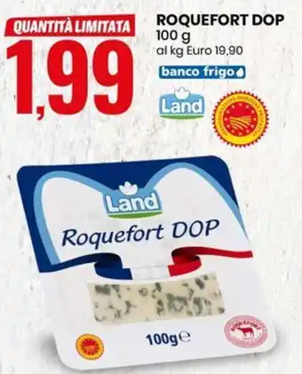 Eurospin ROQUEFORT DOP 100 g offerta