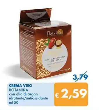 MD Discount CREMA VISO BOTANIKA con olio di argan idratante/antiossidante ml 50 offerta