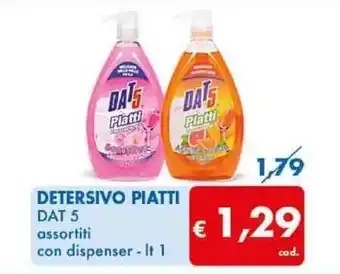 DETERSIVO PIATTI DAT 5 assortiti con dispenser - It 1