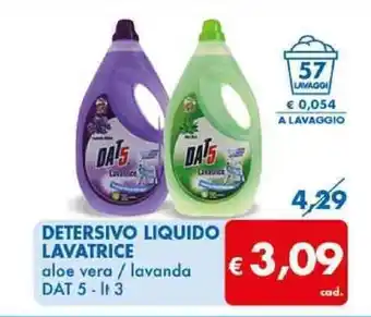 DETERSIVO LIQUIDO LAVATRICE aloe vera / lavanda DAT 5 - It 3