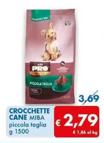 CROCCHETTE CANE MIBA piccola taglia g 1500