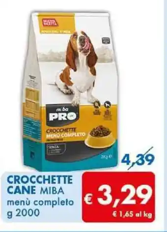 MD Discount CROCCHETTE CANE MIBA menù completo g 2000 offerta