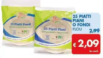 MD Discount 25 PIATTI PIANI O FONDI FLOU offerta