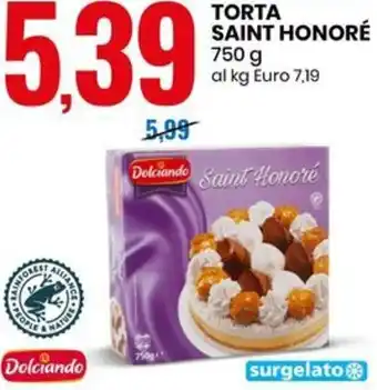 Eurospin TORTA SAINT HONORÉ 750 g offerta