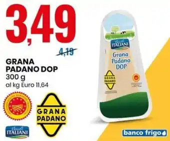 Eurospin GRANA PADANO DOP 300 g offerta