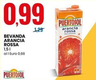 Eurospin BEVANDA ARANCIA ROSSA 1,5 l offerta