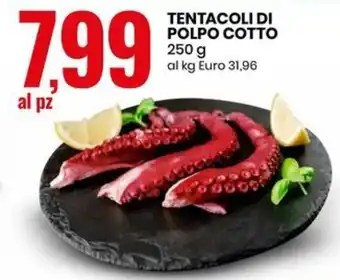 Eurospin TENTACOLI DI POLPO COTTO 250 g offerta