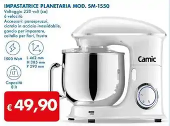 IMPASTATRICE PLANETARIA MOD. SM-1550