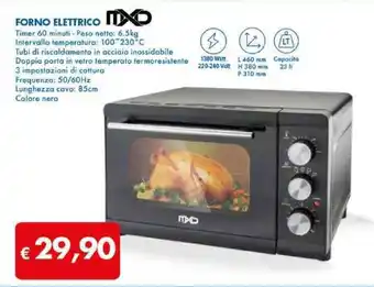 MD Discount MXD FORNO ELETTRICO offerta