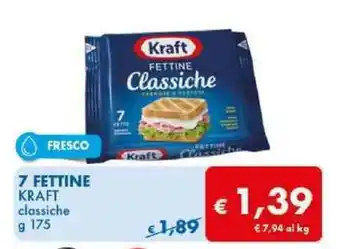 MD Discount 7 FETTINE KRAFT classiche g 175 offerta