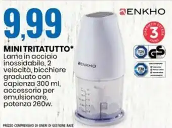 Eurospin MINI TRITATUTTO offerta