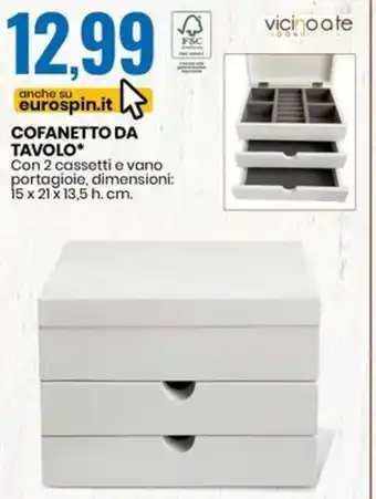 Eurospin COFANETTO DA TAVOLO offerta