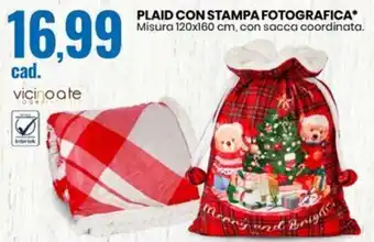 Eurospin PLAID CON STAMPA FOTOGRAFICA offerta