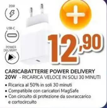 Expert CARICABATTERIE POWER DELIVERY 20W - RICARICA VELOCE IN SOLI 30 MINUTI offerta