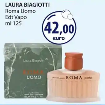 Acqua & Sapone LAURA BIAGIOTTI Roma Uomo Edt Vapo ml 125 offerta