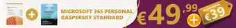 Expert MICROSOFT 365 PERSONAL KASPERSKY STANDARD offerta