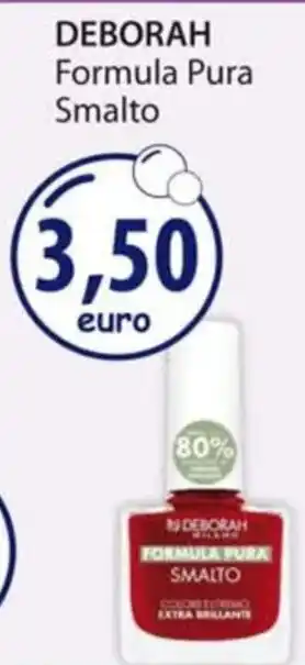 Acqua & Sapone DEBORAH Formula Pura Smalto offerta