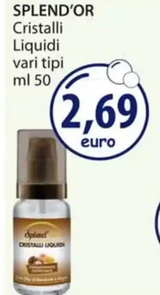 Acqua & Sapone SPLEND'OR Cristalli Liquidi vari tipi ml 50 offerta