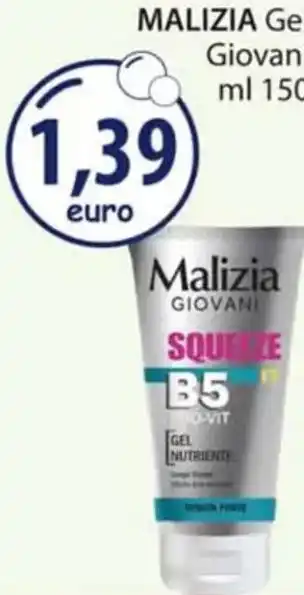 Acqua & Sapone MALIZIA Gel Giovani ml 150 offerta