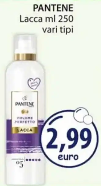 Acqua & Sapone PANTENE Lacca ml 250 vari tipi offerta