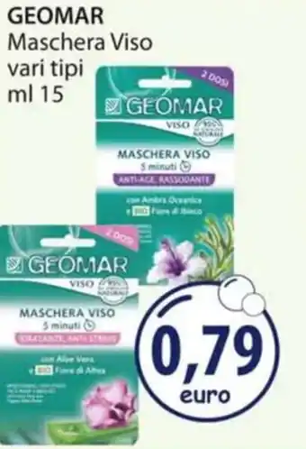 Acqua & Sapone GEOMAR Maschera Viso vari tipi ml 15 offerta