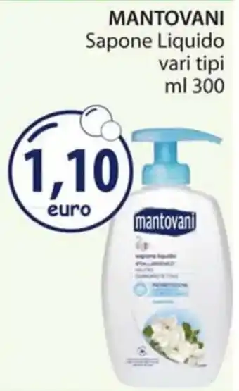 Acqua & Sapone MANTOVANI Sapone Liquido vari tipi ml 300 offerta
