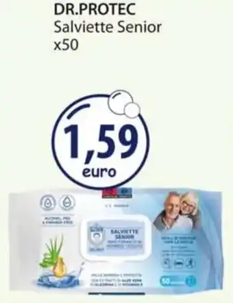Acqua & Sapone DR.PROTEC Salviette Senior x50 offerta