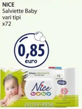 Acqua & Sapone NICE Salviette Baby vari tipi x72 offerta