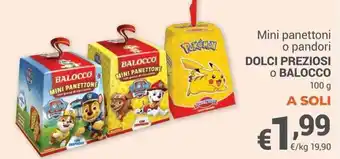 Mini panettoni o pandori DOLCI PREZIOSI O BALOCCO 100 g