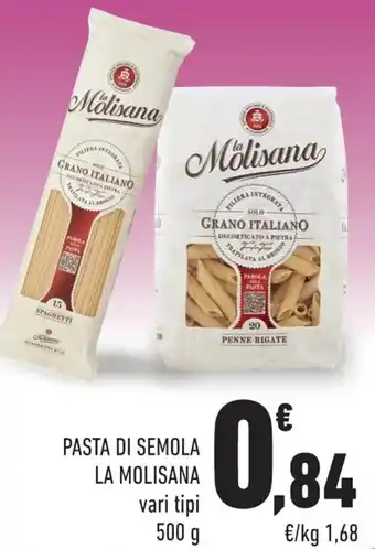 Conad Margherita PASTA DI SEMOLA LA MOLISANA vari tipi 500 g offerta