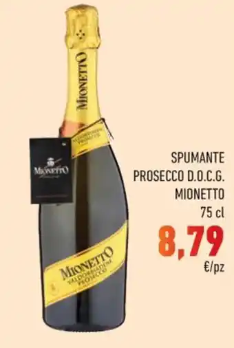 Conad Margherita SPUMANTE PROSECCO D.O.C.G. MIONETTO 75 cl offerta