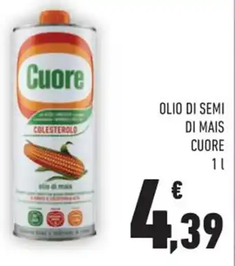 Conad Margherita OLIO DI SEMI DI MAIS CUORE 1 l offerta
