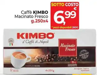 Caffè KIMBO Macinato Fresco g.250x4