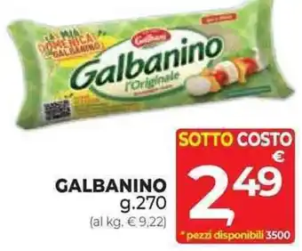 Supermercati Dok GALBANINO g.270 offerta