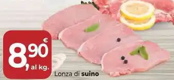 Supermercati Dok Lonza di suino offerta