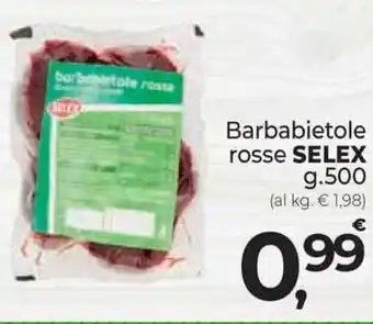 Supermercati Dok Barbabietole rosse SELEX g.500 offerta
