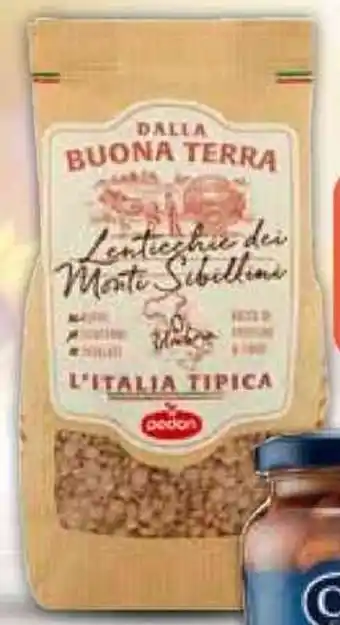 Supermercati Dok Lenticchie dei monti Sibillini L'ITALIA TIPICA PEDON g.350 offerta