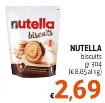 Maxi Family NUTELLA biscuits gr 304 offerta