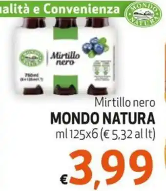 Maxi Family Mirtillo nero MONDO NATURA ml 125x6 offerta