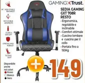 Expert SEDIA GAMING GXT 708R RESTO offerta