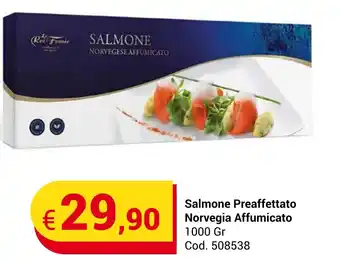 Centro Cash Salmone Preaffettato Norvegia Affumicato 1000 Gr offerta
