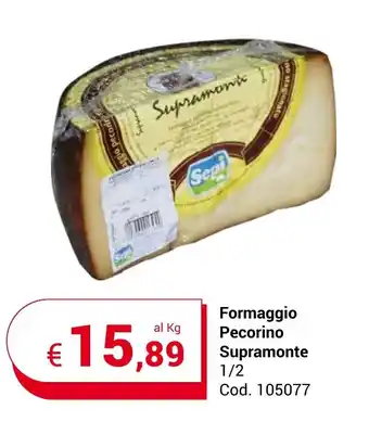 Centro Cash Formaggio Pecorino Supramonte 1/2 offerta