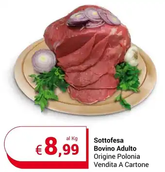 Centro Cash Sottofesa Bovino Adulto Origine Polonia Vendita A Cartone offerta