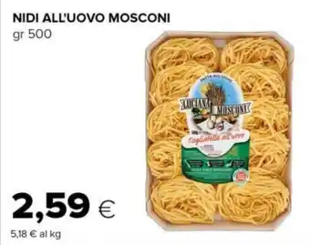 NIDI ALL'UOVO MOSCONI gr 500