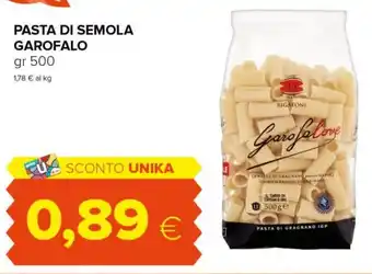 Tigre PASTA DI SEMOLA GAROFALO gr 500 offerta