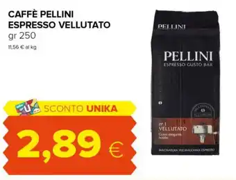 Tigre CAFFÈ PELLINI ESPRESSO VELLUTATO gr 250 offerta